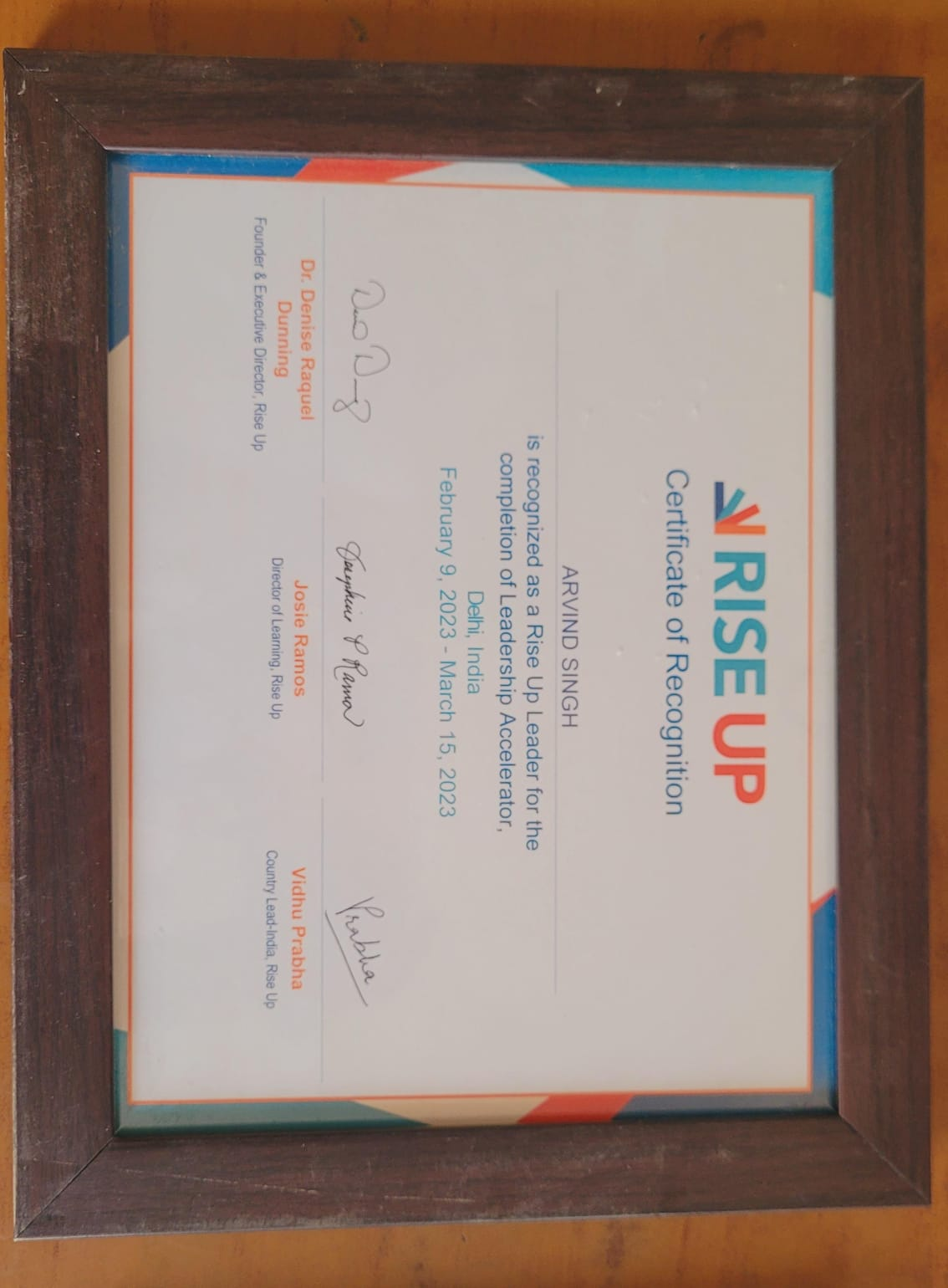 Rise Up India Leader